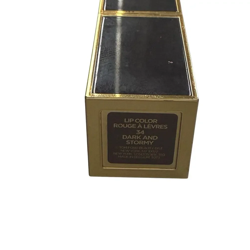 Tom Ford TF Lip Color Lipstick 34 Dark And Stormy Full Size .1oz New
